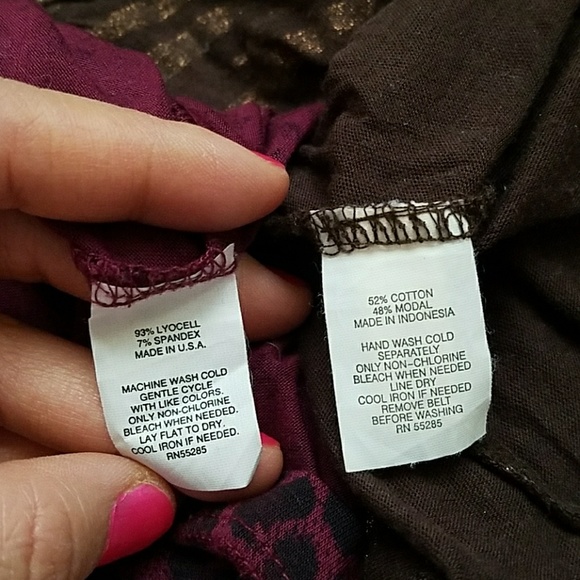 Bundle of 2 Express Animal Print Tube Tops - Picture 6 of 6